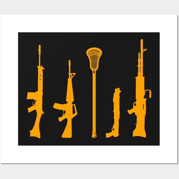 Lacrosse Weapons Wall Art by YouGotThat